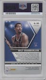 Wilt Chamberlain from the 2019-20 Panini Mosaic  set featuring a Genesis parallel graded by PSA and given an overall grade of 9.