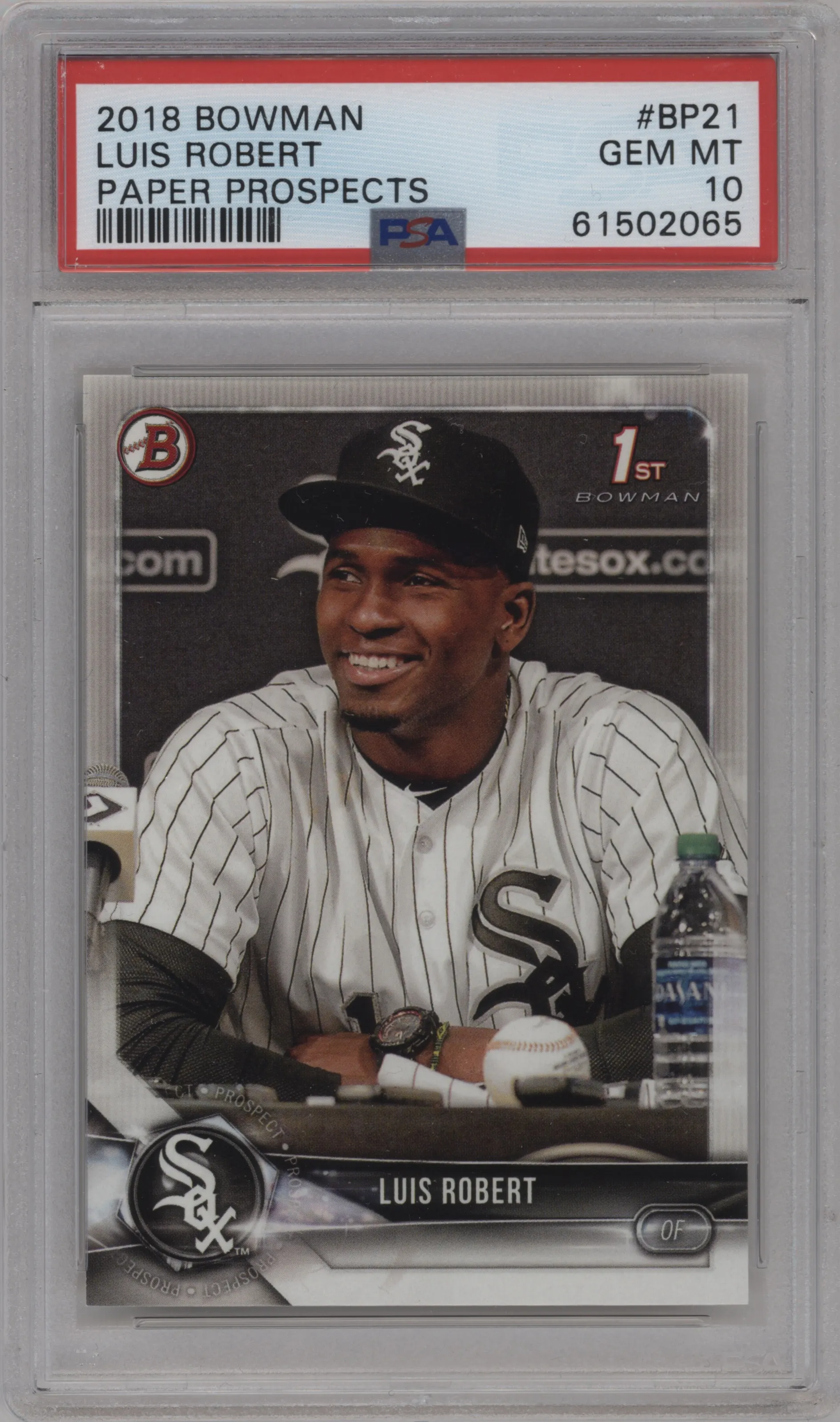 2018 Bowman Prospect Luis Robert PSA 10