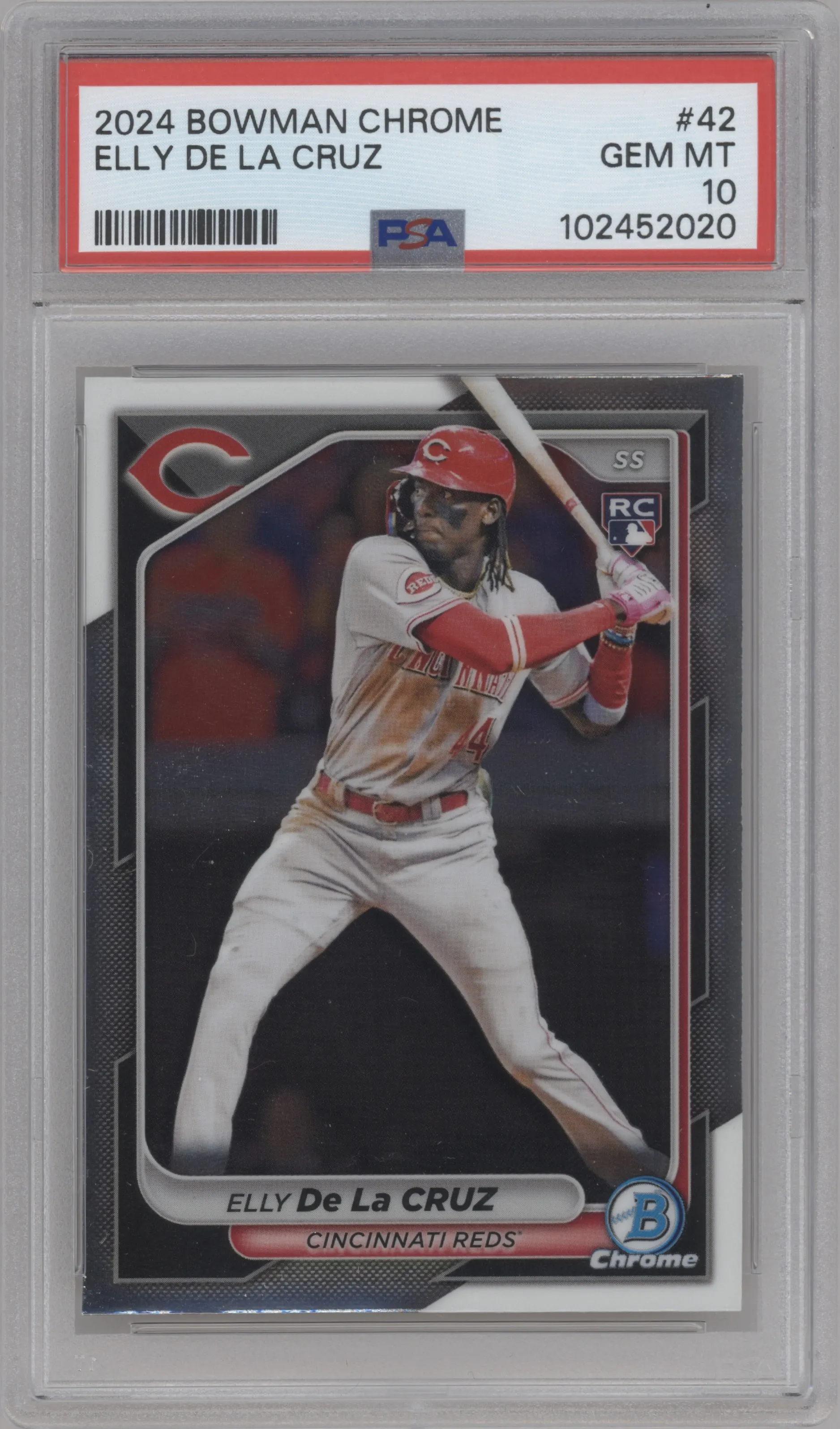 2024 Bowman Chrome Elly De La Cruz PSA 10