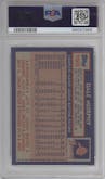 Dale Murphy from the 1984 Topps set graded by PSA and given an overall grade of 9.