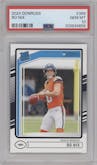 Bo Nix from the 2024 Donruss set graded by PSA and given an overall grade of 10.