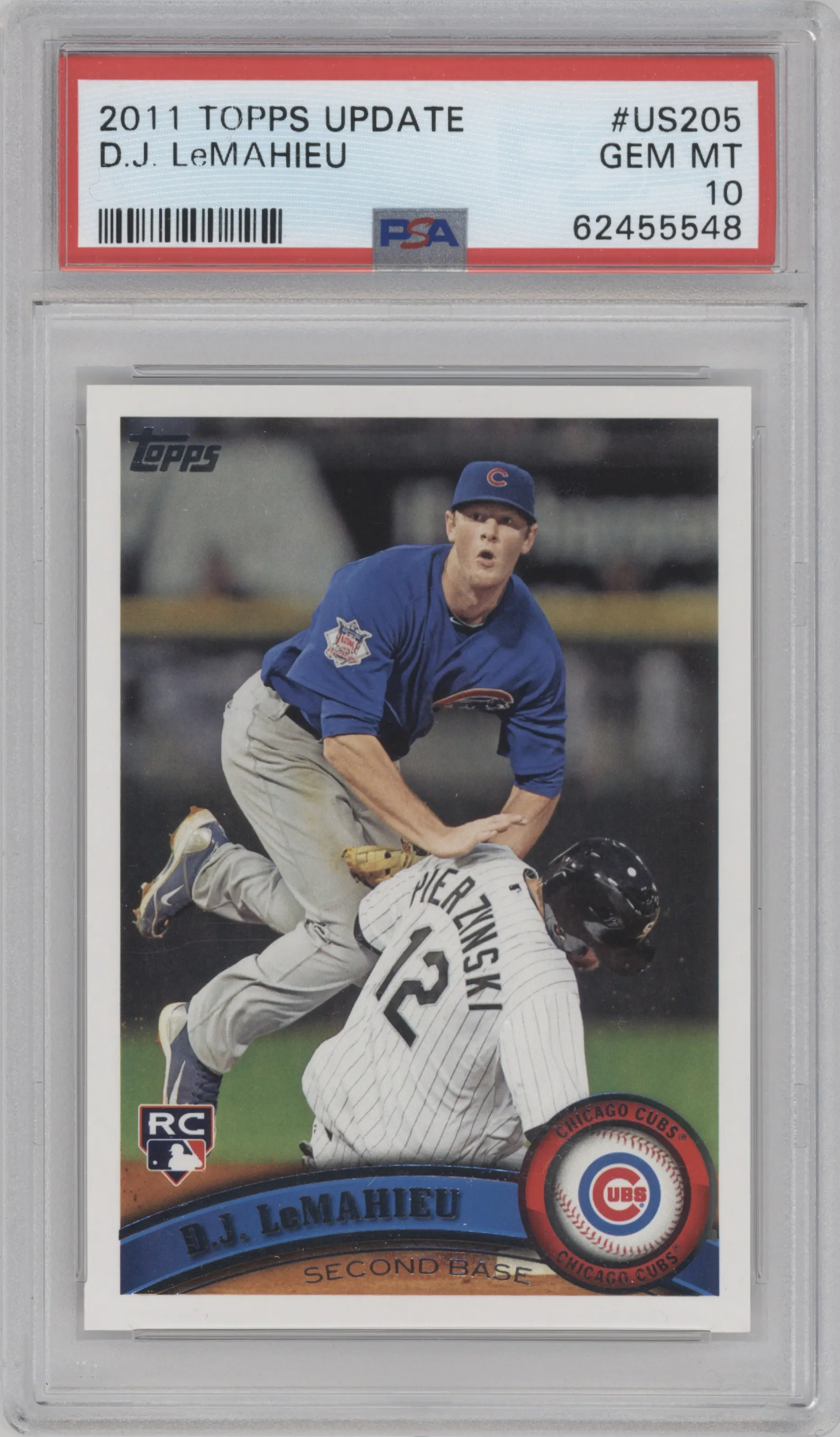 2011 Topps Update D.J. LeMahieu PSA 10