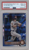 Jacob Melton from the 2022 Bowman Draft Sapphire Edition set graded by PSA and given an overall grade of 10.