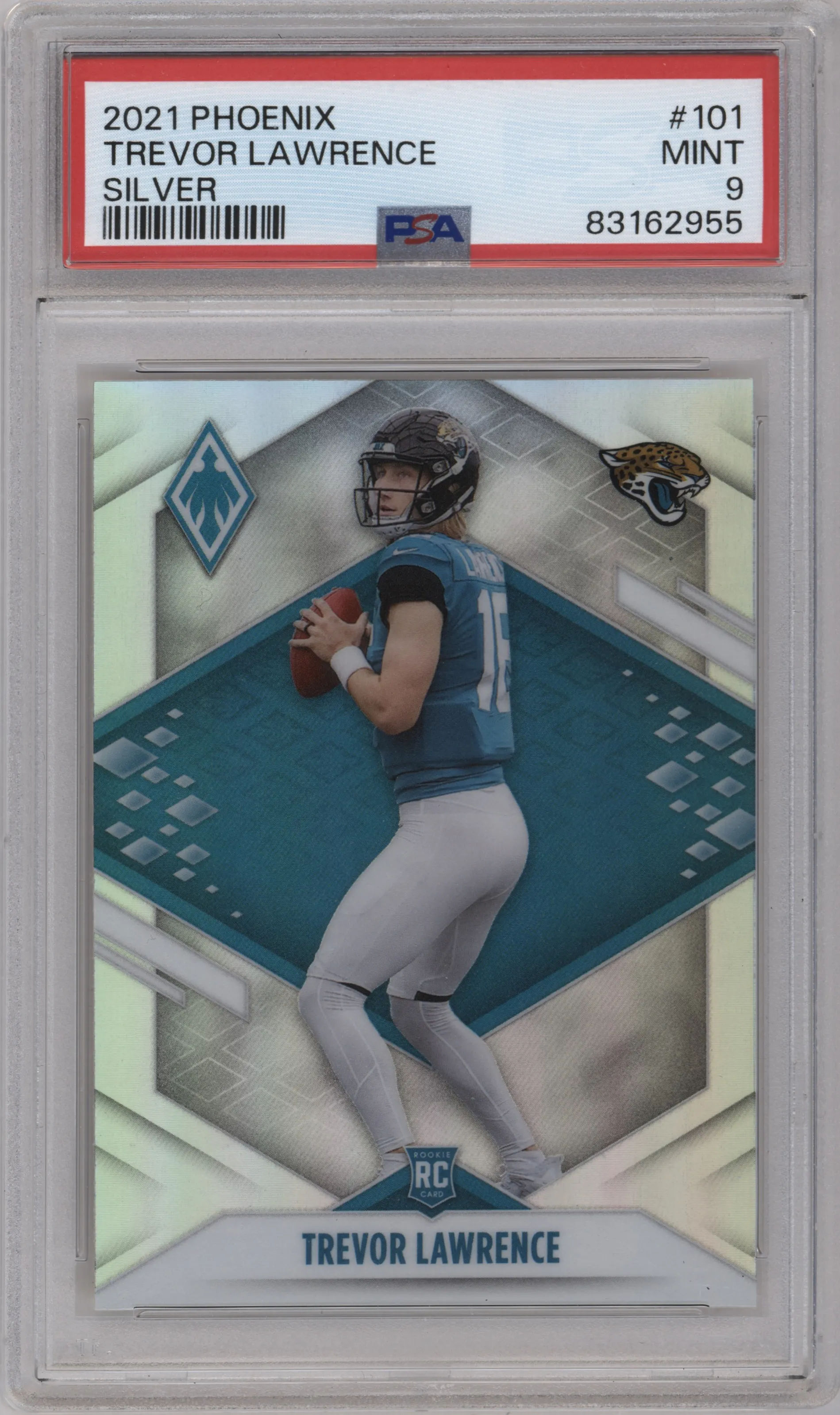 2021 Panini Phoenix Trevor Lawrence Silver PSA 9