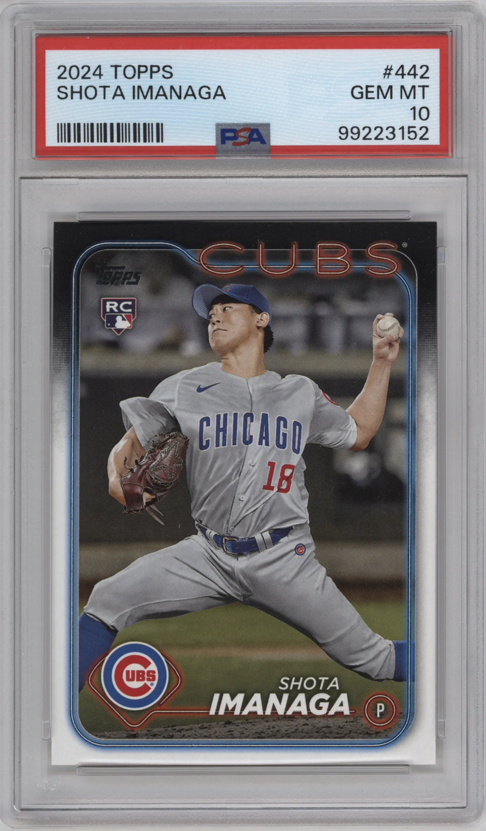 2024 Topps Shota Imanaga PSA 10