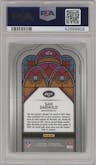 Sam Darnold from the 2018 Panini Prizm set graded by PSA and given an overall grade of 10.