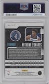 Anthony Edwards from the 2020-21 Panini Chronicles set featuring a Green Ice parallel graded by PSA and given an overall grade of 10.