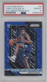 Jaren Jackson Jr. from the 2018-19 Panini Prizm set featuring a Fast Break Blue parallel graded by PSA and given an overall grade of 10.