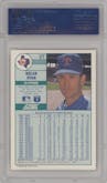 Nolan Ryan from the 1989 Score Rookie & Traded set graded by PSA and given an overall grade of 10.