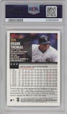Frank Thomas from the 2000 Topps set featuring a Limited Edition parallel graded by PSA and given an overall grade of 10.