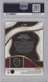 Donovan Mitchell from the 2023-24 Panini Select  set featuring a Tiger parallel graded by PSA and given an overall grade of 10.