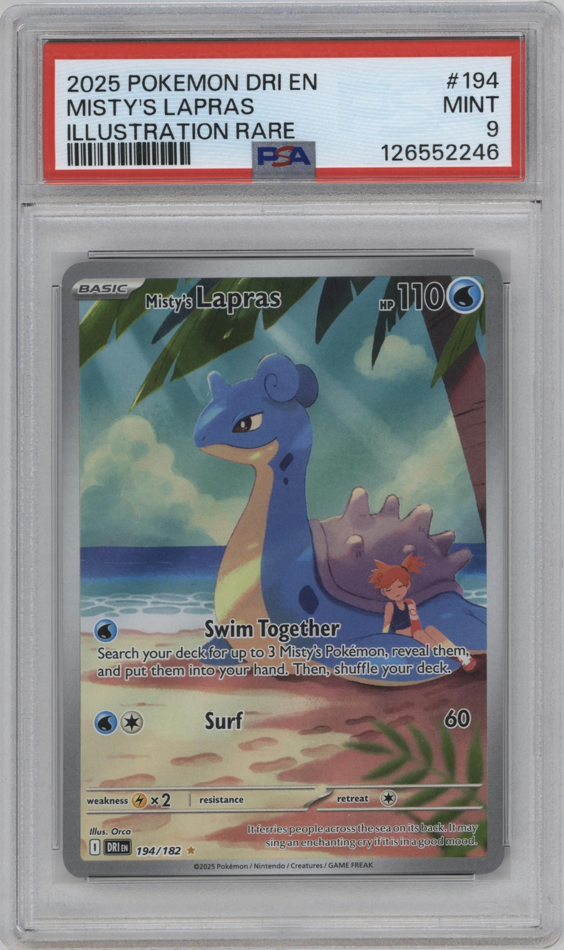Misty's Lapras