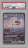 Charizard ex from the 2023 Pokemon SV set graded by PSA and given an overall grade of 9.