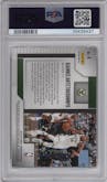 Giannis Antetokounmpo from the 2019-20 Panini Prizm set featuring a Fast Break parallel graded by PSA and given an overall grade of 9.