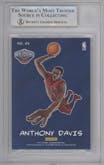 Anthony Davis from the 2014-15 Panini Excalibur set graded by Beckett and given an overall grade of 9.