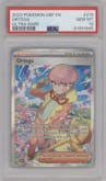 Ortega  from the 2023 Pokemon SV set graded by PSA and given an overall grade of 10.
