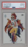 Jordan Love from the 2024 Panini Phoenix set graded by PSA and given an overall grade of 10.