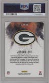Jordan Love from the 2024 Panini Phoenix set graded by PSA and given an overall grade of 10.