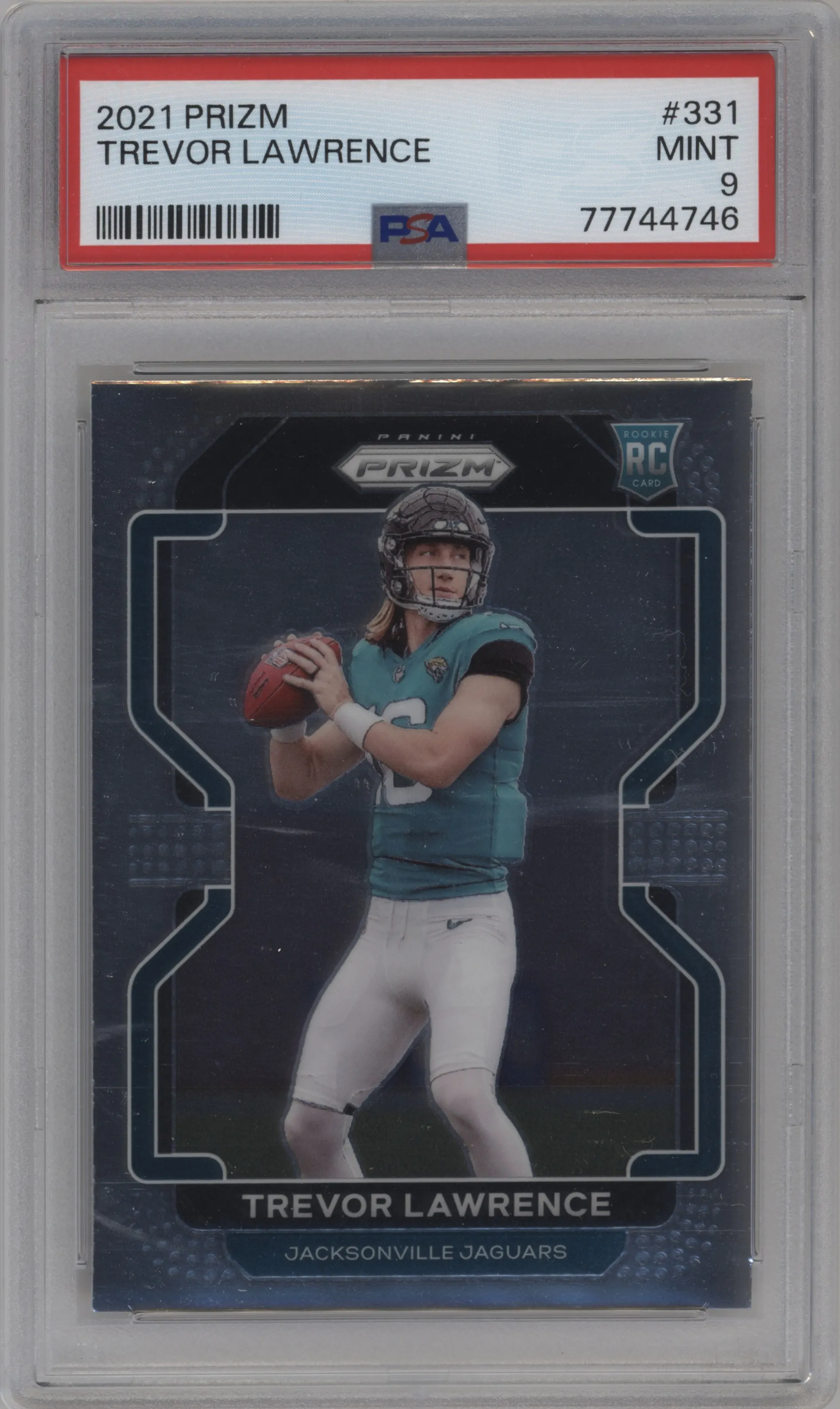 2021 Panini Prizm Trevor Lawrence #331 PSA 9