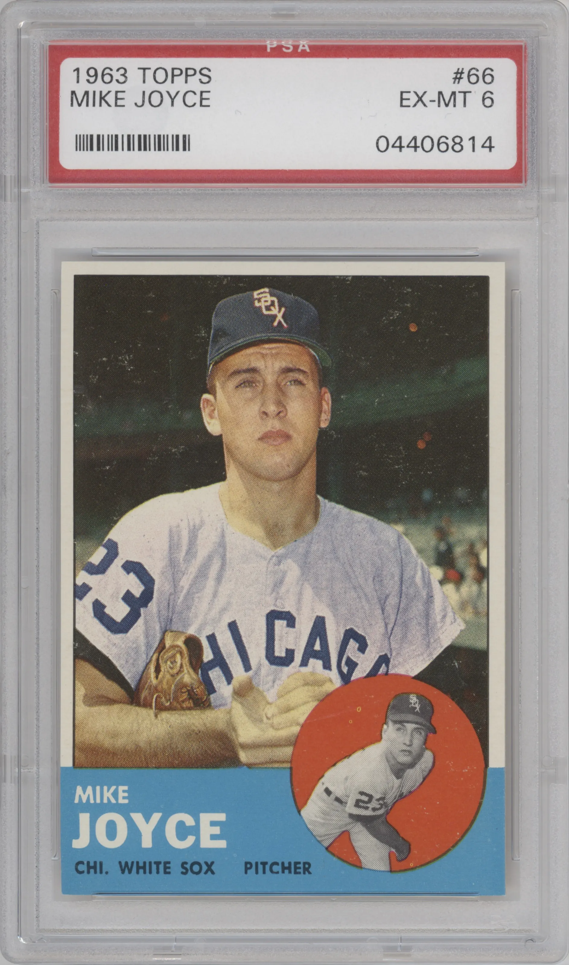 1963 Topps Mike Joyce PSA 6