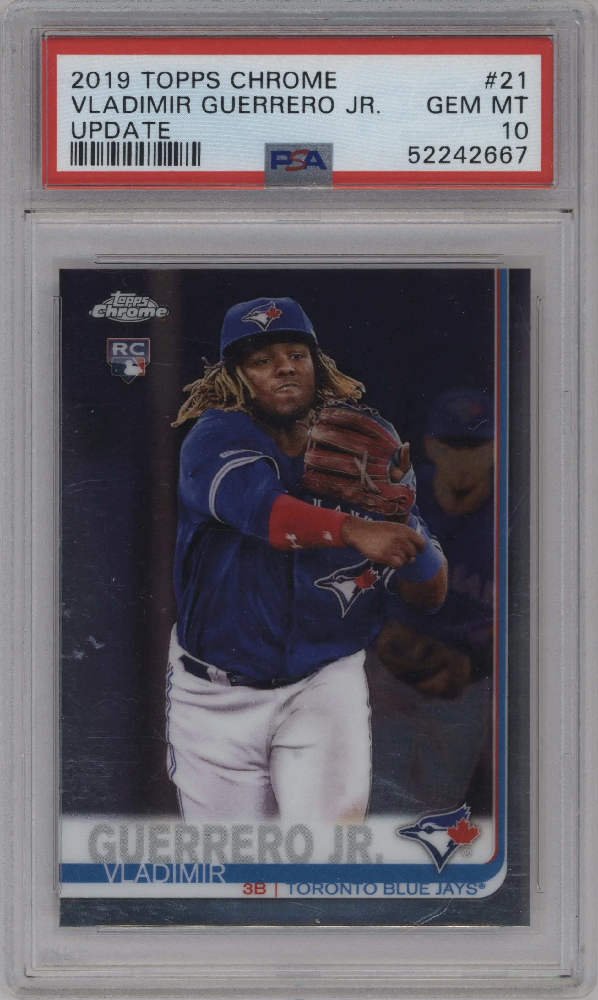 2019 Topps Chrome Update Vladimir Guerrero Jr. #21 PSA 10