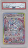 Sylveon EX from the 2025 Pokemon SV set graded by PSA and given an overall grade of 10.