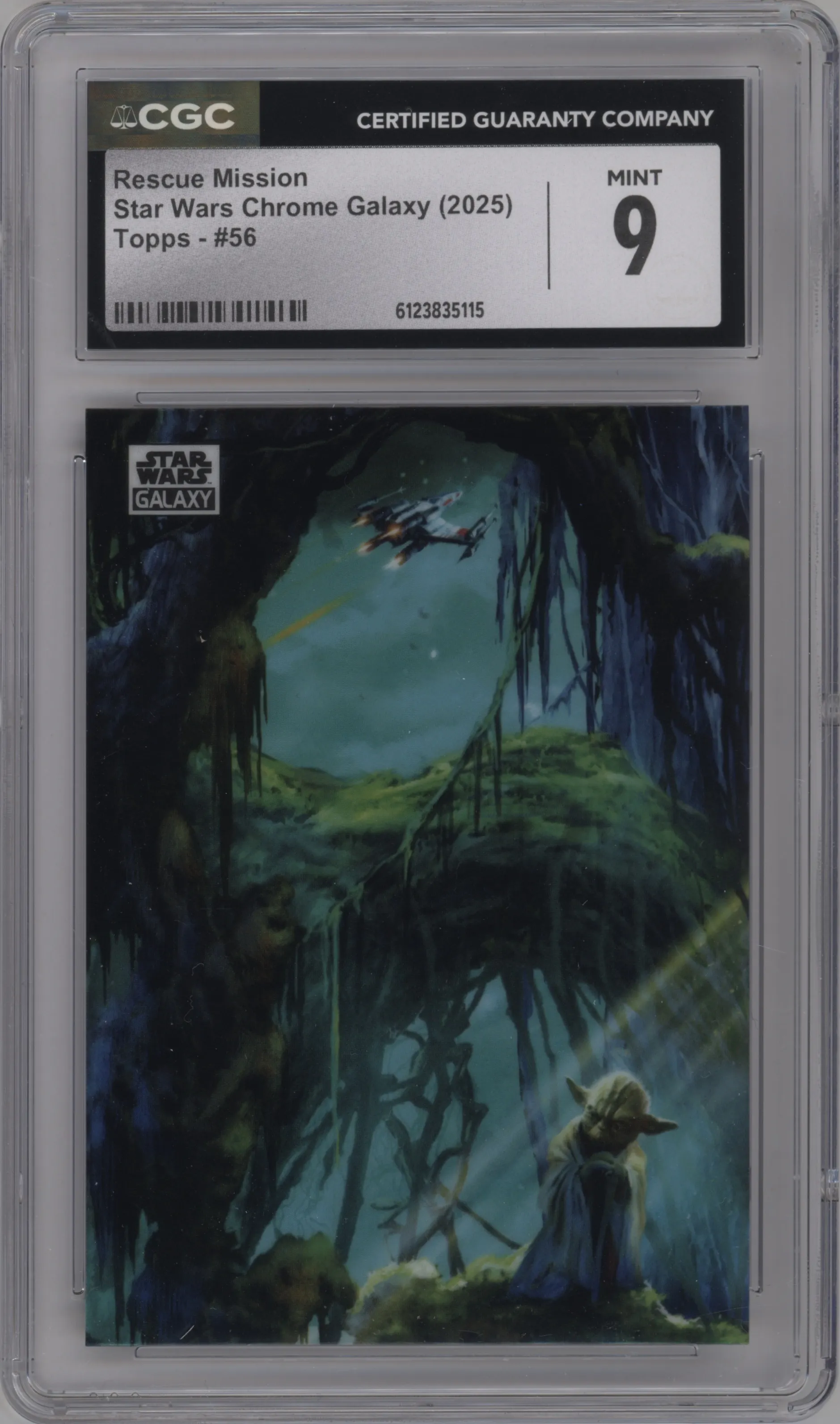 2025 Topps Chrome Star Wars Galaxy Rescue Mission CGC 9