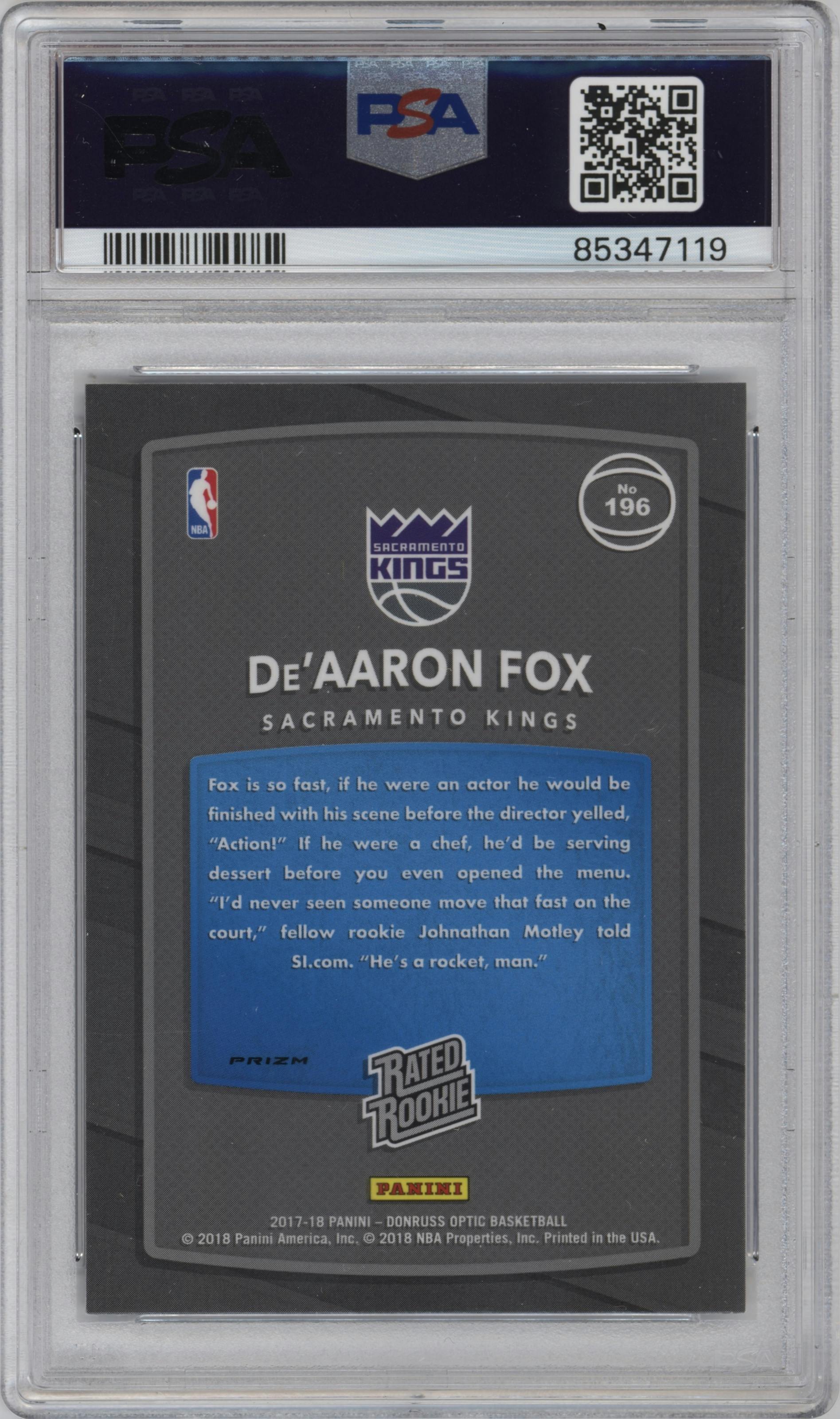 De'Aaron Fox