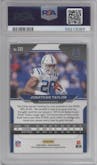 Jonathan Taylor from the 2020 Panini Prizm set graded by PSA and given an overall grade of 10.
