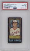 Juan Soto from the 2021 Topps Allen & Ginter set graded by PSA and given an overall grade of 10.