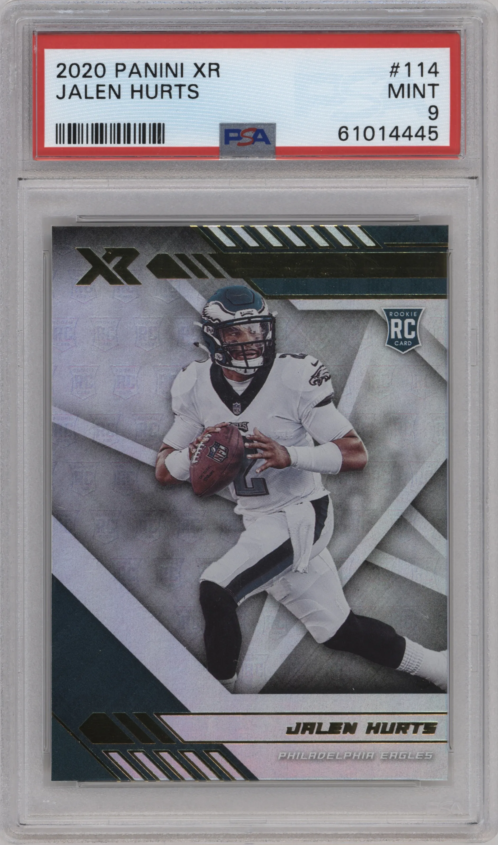 2020 Panini XR Jalen Hurts #114 PSA 9