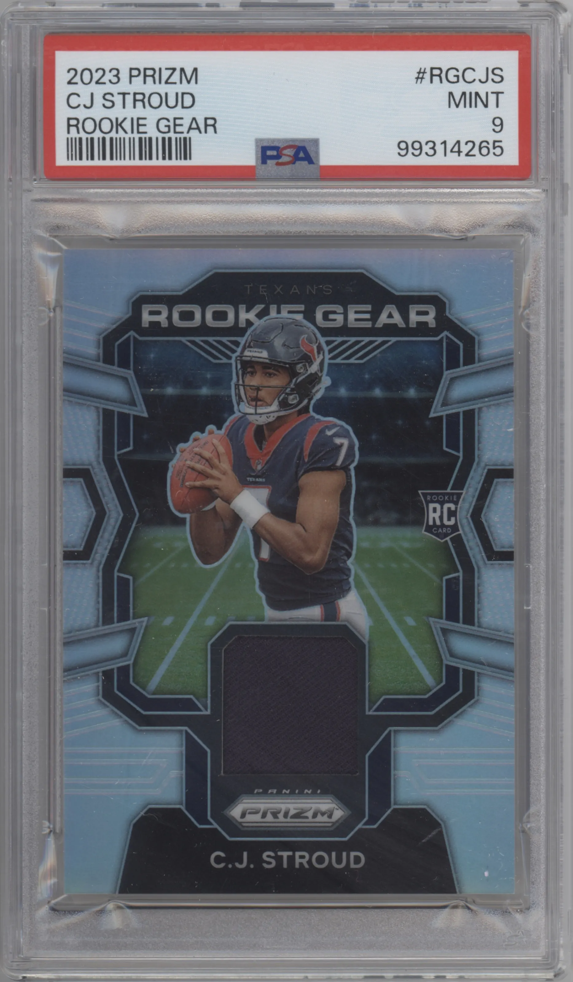 2023 Panini Prizm Rke.Gear C.J. Stroud #RG-CJS PSA 9