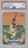 Kevin Durant from the 2007-08 Upper Deck Collectibles Diecast Cards Dodge Charger set graded by PSA and given an overall grade of 9.
