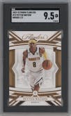 Peyton Watson from the 2022-23 Panini Flawless set featuring a Bronze parallel graded by SGC and given an overall grade of 9.5.