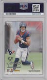 C.J. Stroud from the 2023 Panini Zenith set featuring a Red parallel graded by PSA and given an overall grade of 10.