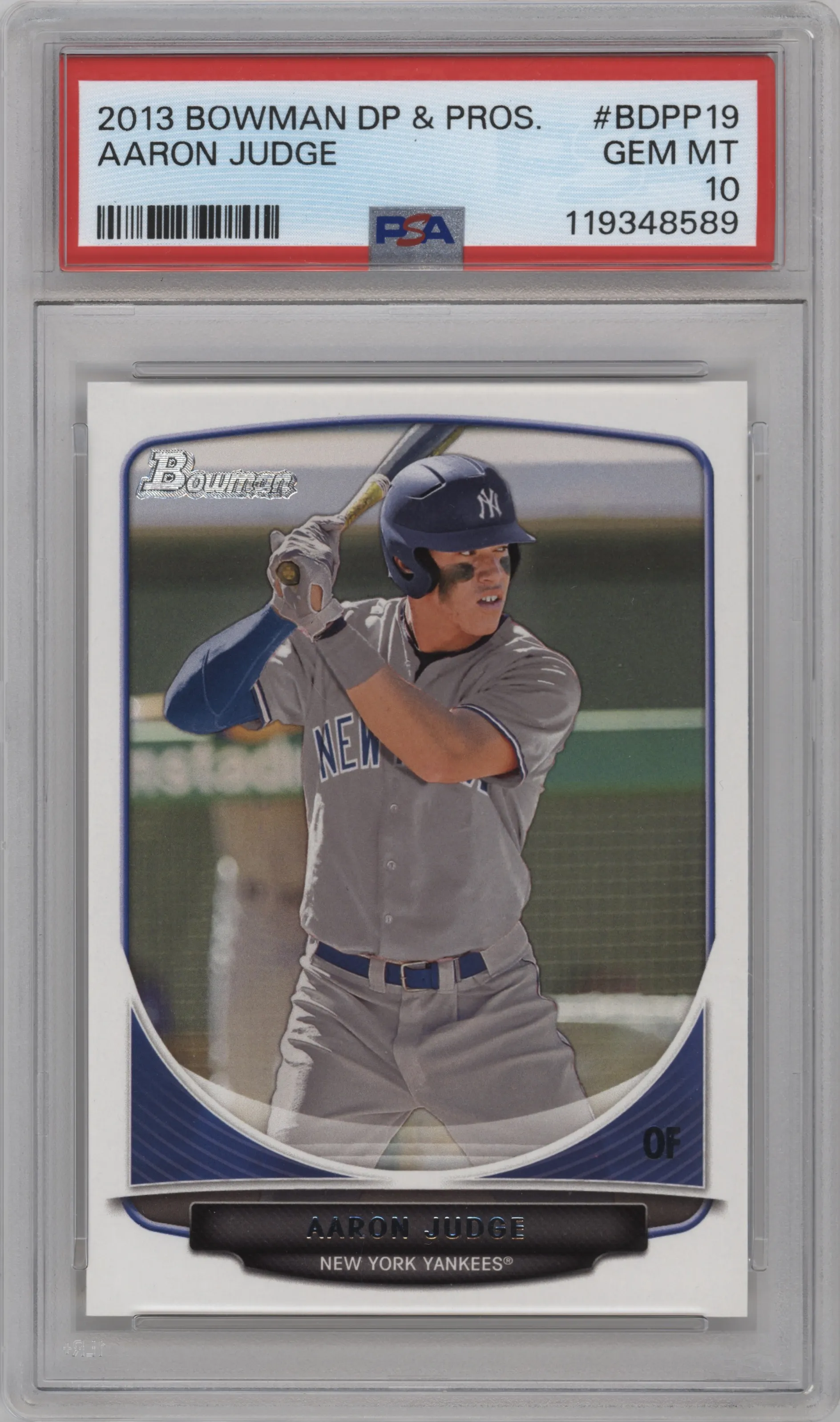 2013 Bowman Draft Picks & Prospects Aaron Judge PSA 10