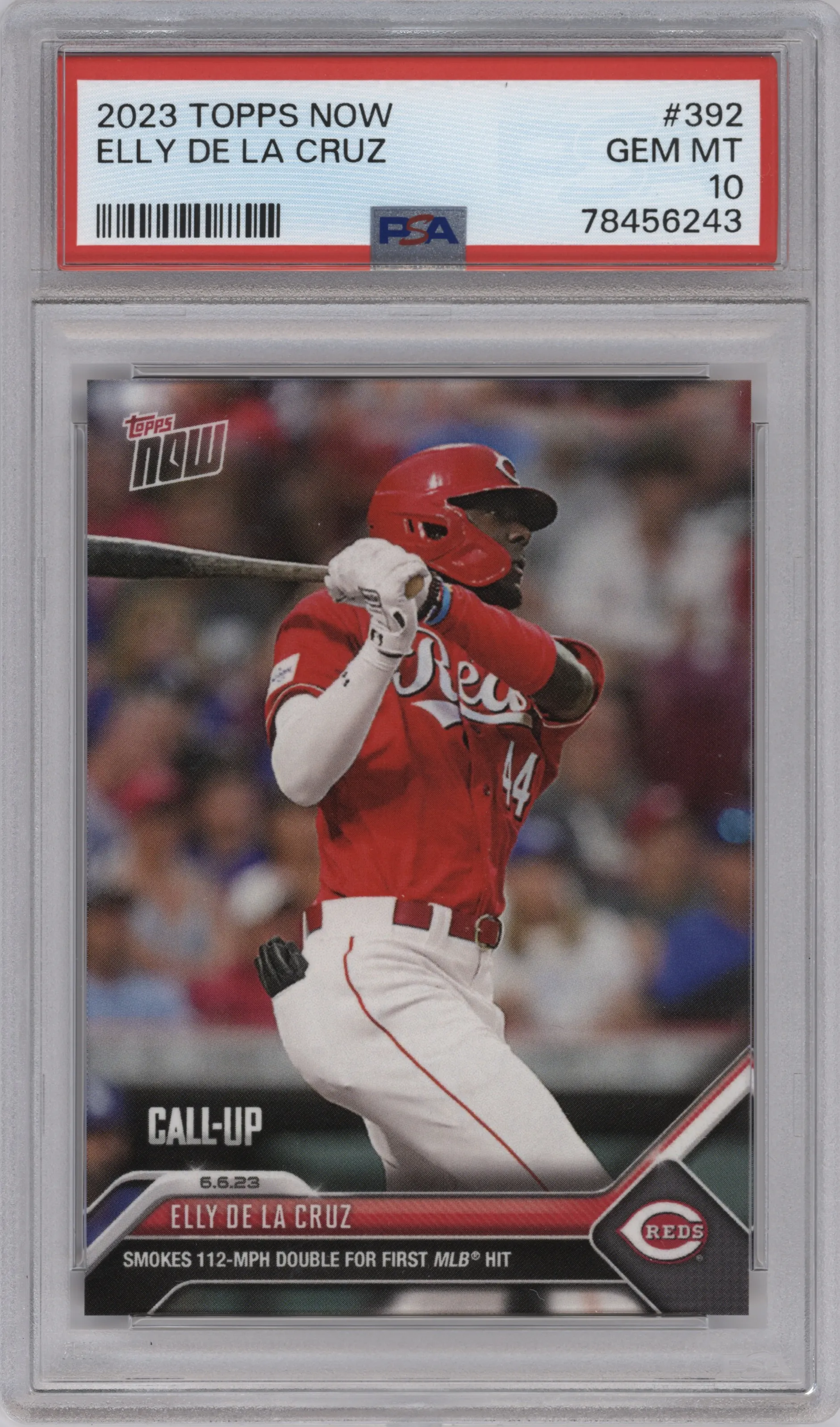 2023 Topps Now Elly De La Cruz PSA 10