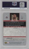 LeBron James from the 2003-04 Upper Deck set graded by PSA and given an overall grade of 9.