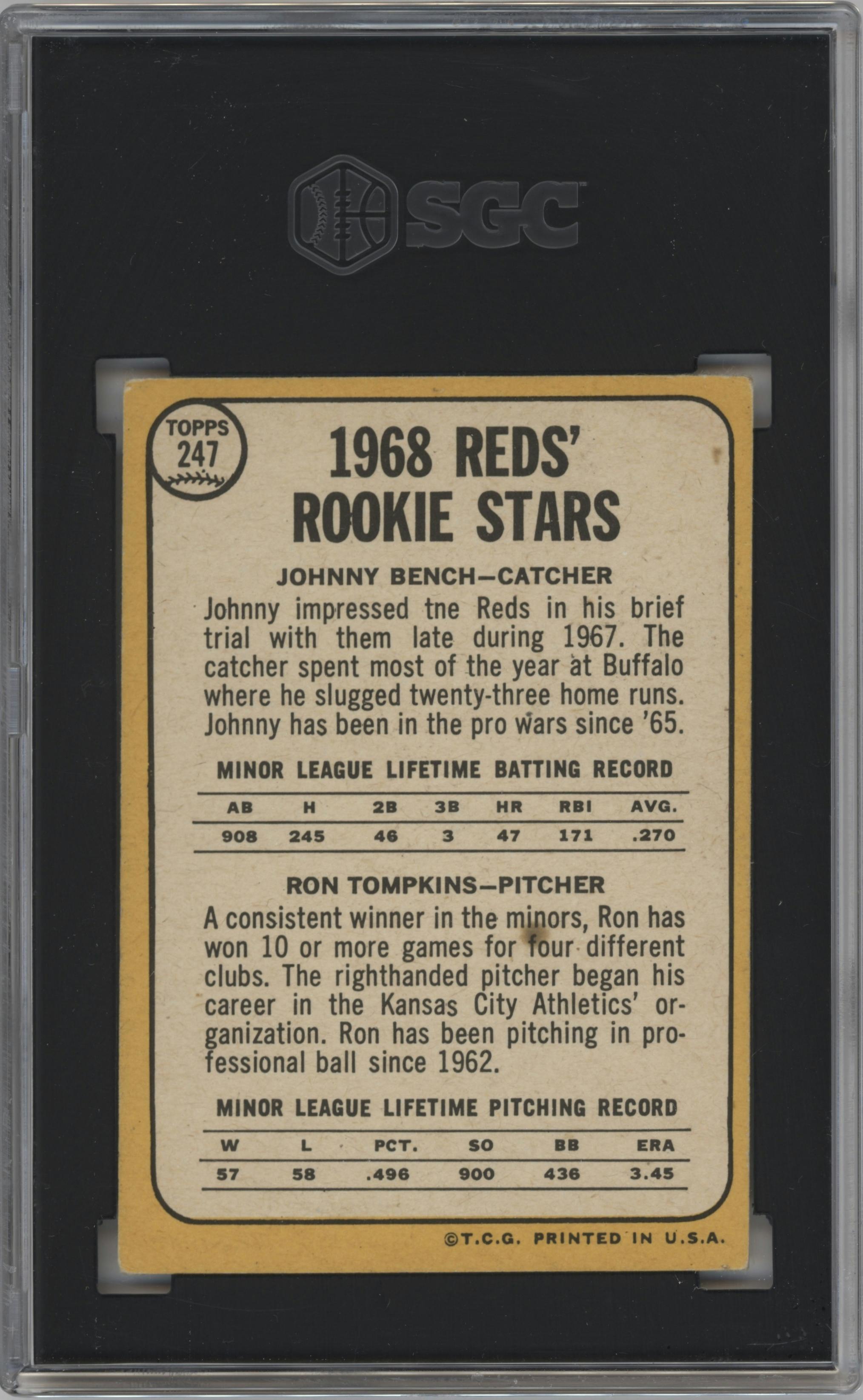 Johnny Bench/Ron Tompkins