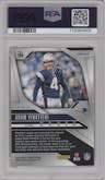 Adam Vinatieri from the 2024 Panini Prizm set featuring a Gold Prizm parallel graded by PSA and given an overall grade of 9.