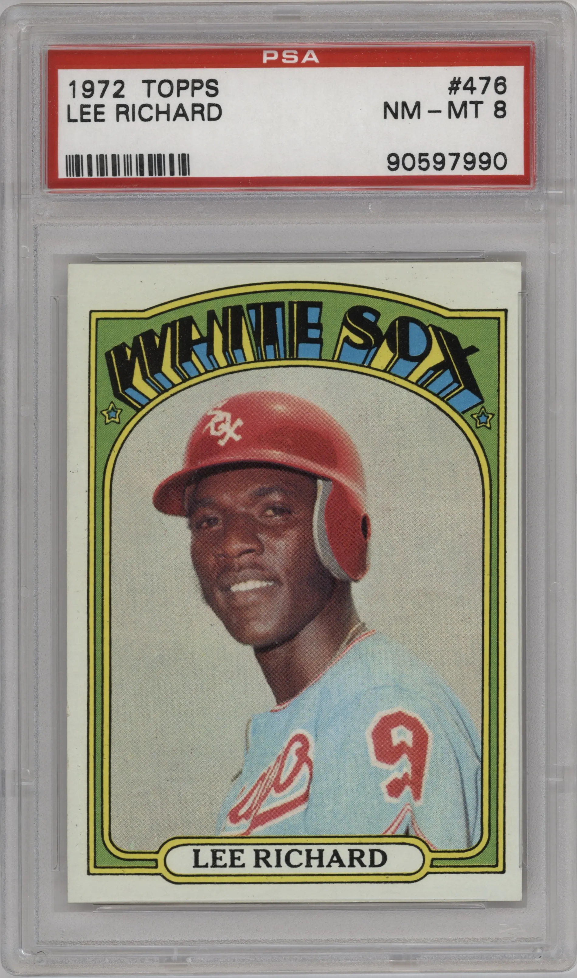 1972 Topps Lee Richard #476 PSA 8