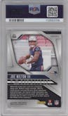 Joe Milton III from the 2024 Panini Prizm set featuring a Silver Prizm parallel graded by PSA and given an overall grade of 9.