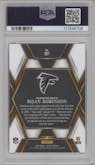 Bijan Robinson from the 2022 Panini Select set graded by PSA and given an overall grade of 9.