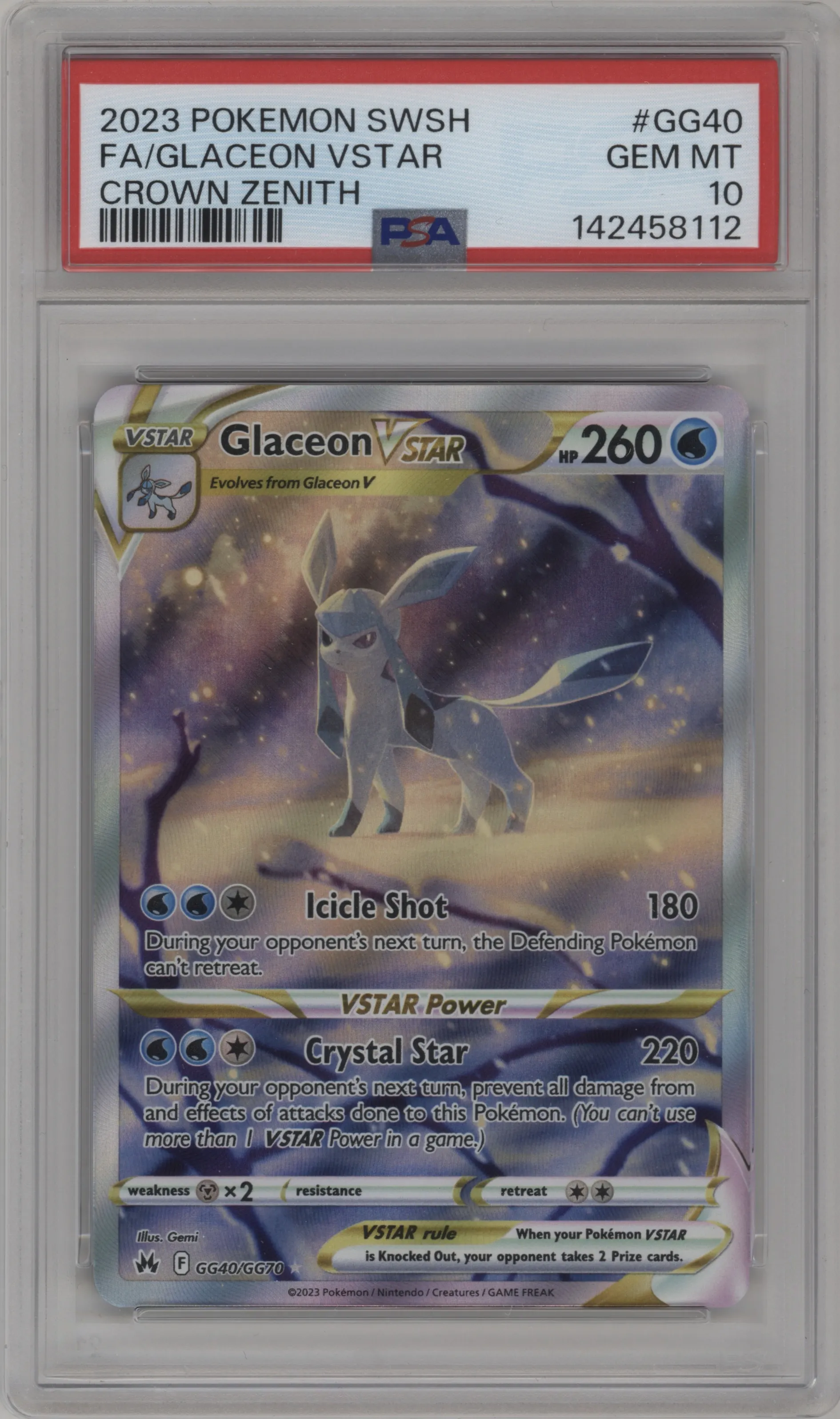 Glaceon Vstar