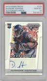 De Andre Hopkins from the 2013 Panini Prizm set featuring a Prizm parallel graded by PSA and given an overall grade of 10.