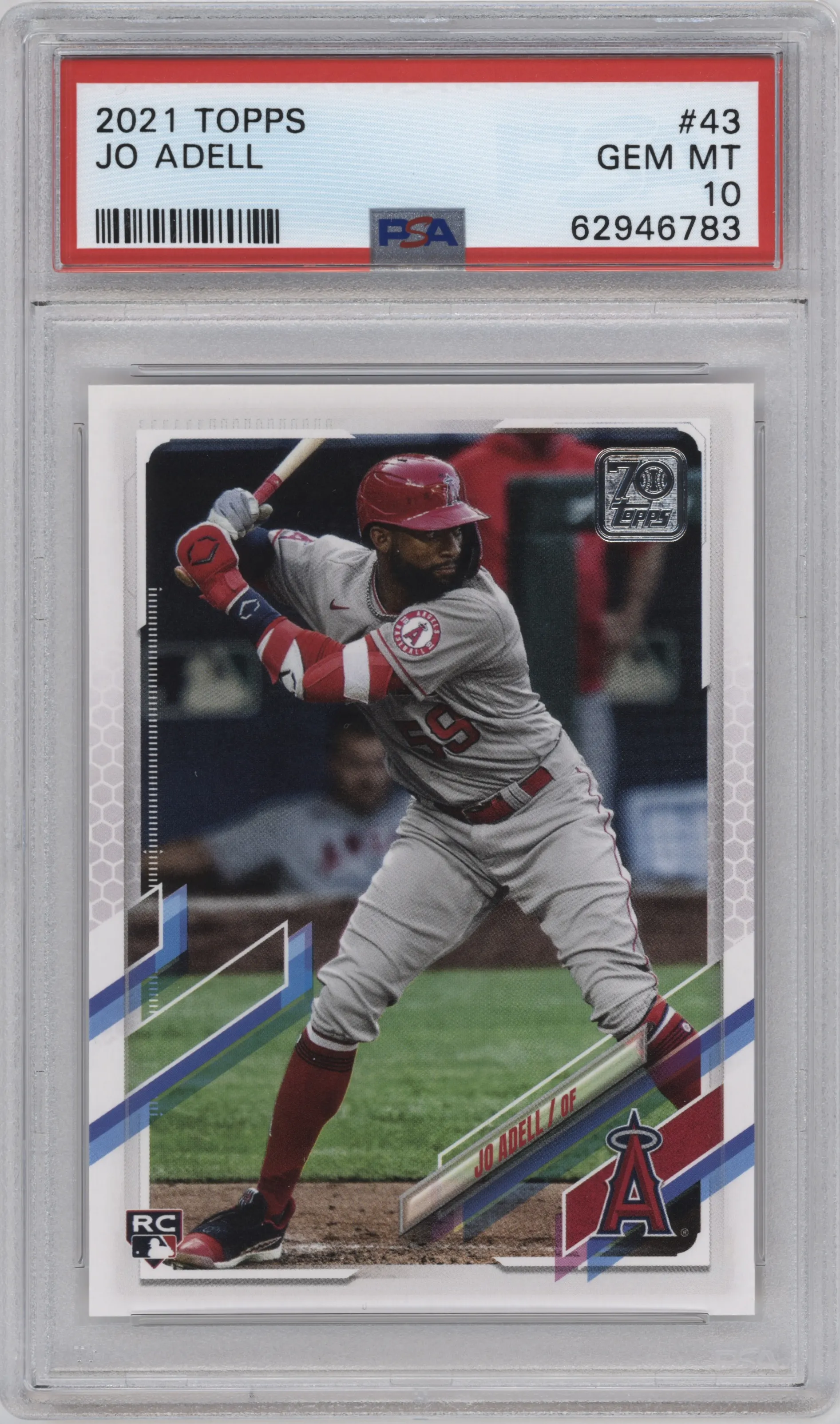 2021 Topps Series 1 Jo Adell PSA 10