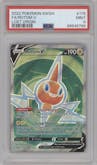 Rotom V from the 2022 Pokemon SWSH set graded by PSA and given an overall grade of 9.