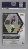 Rome Odunze from the 2024 Panini Mosaic set featuring a Blue parallel graded by PSA and given an overall grade of 10.