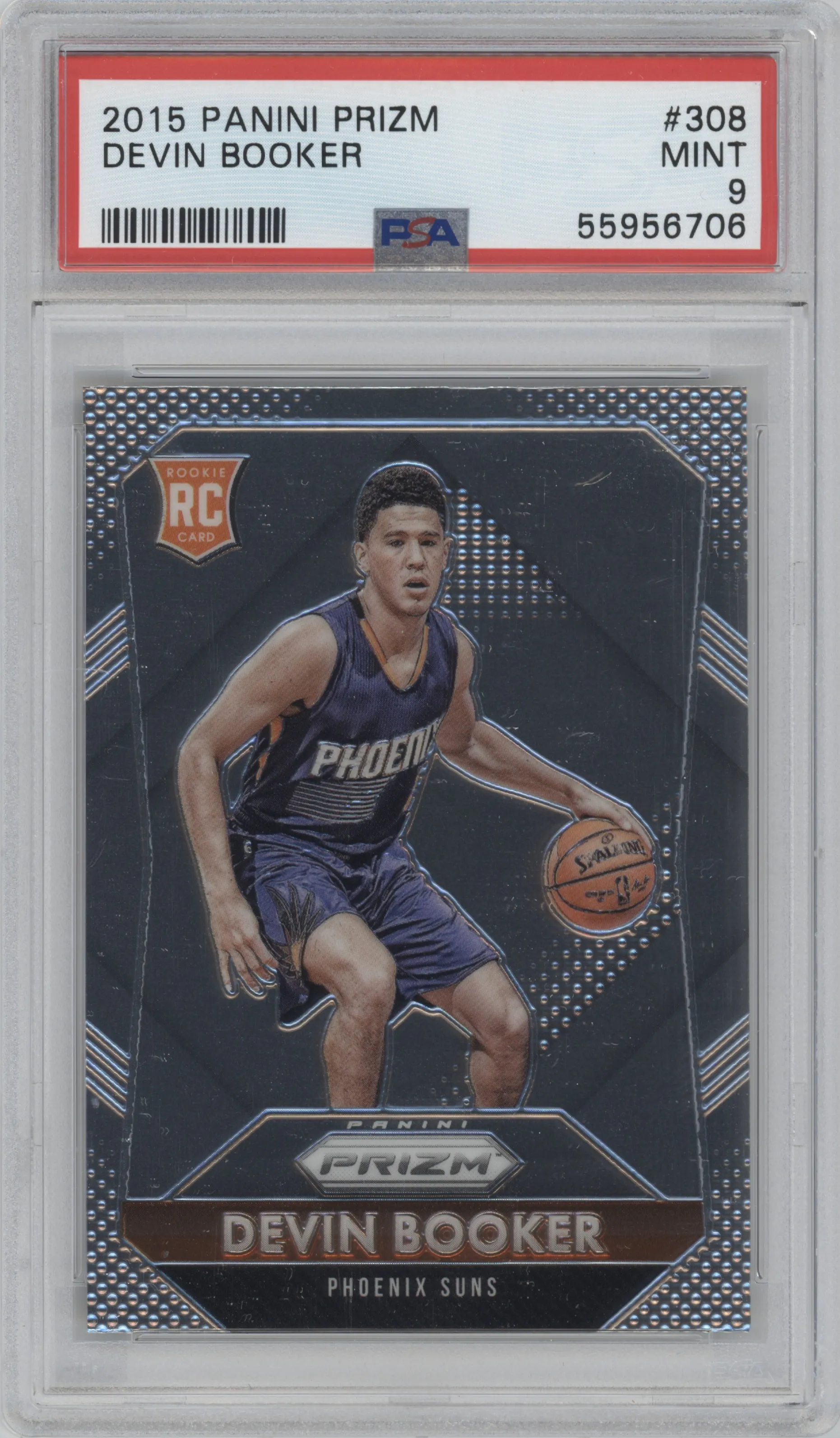 2015 Panini Prizm Devin Booker PSA 9