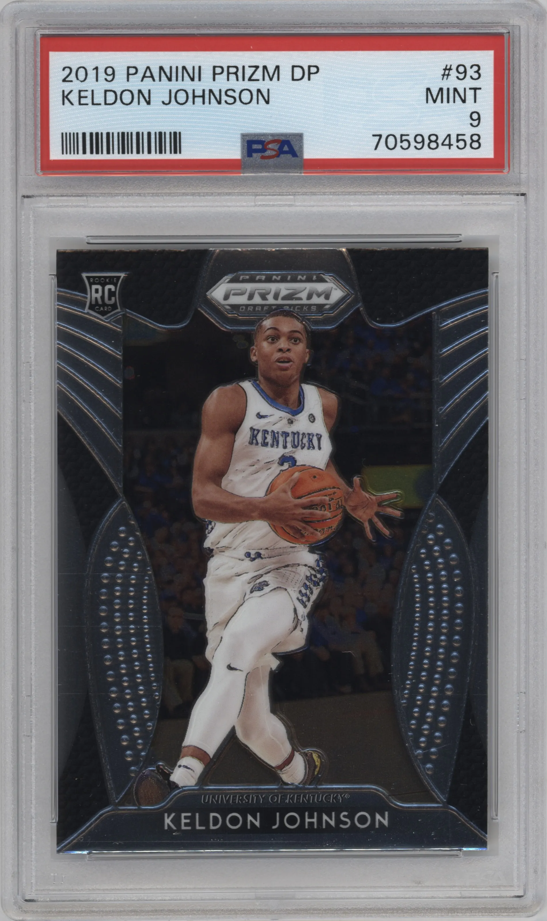 2019 Panini Prizm Draft Picks Keldon Johnson #93 PSA 9
